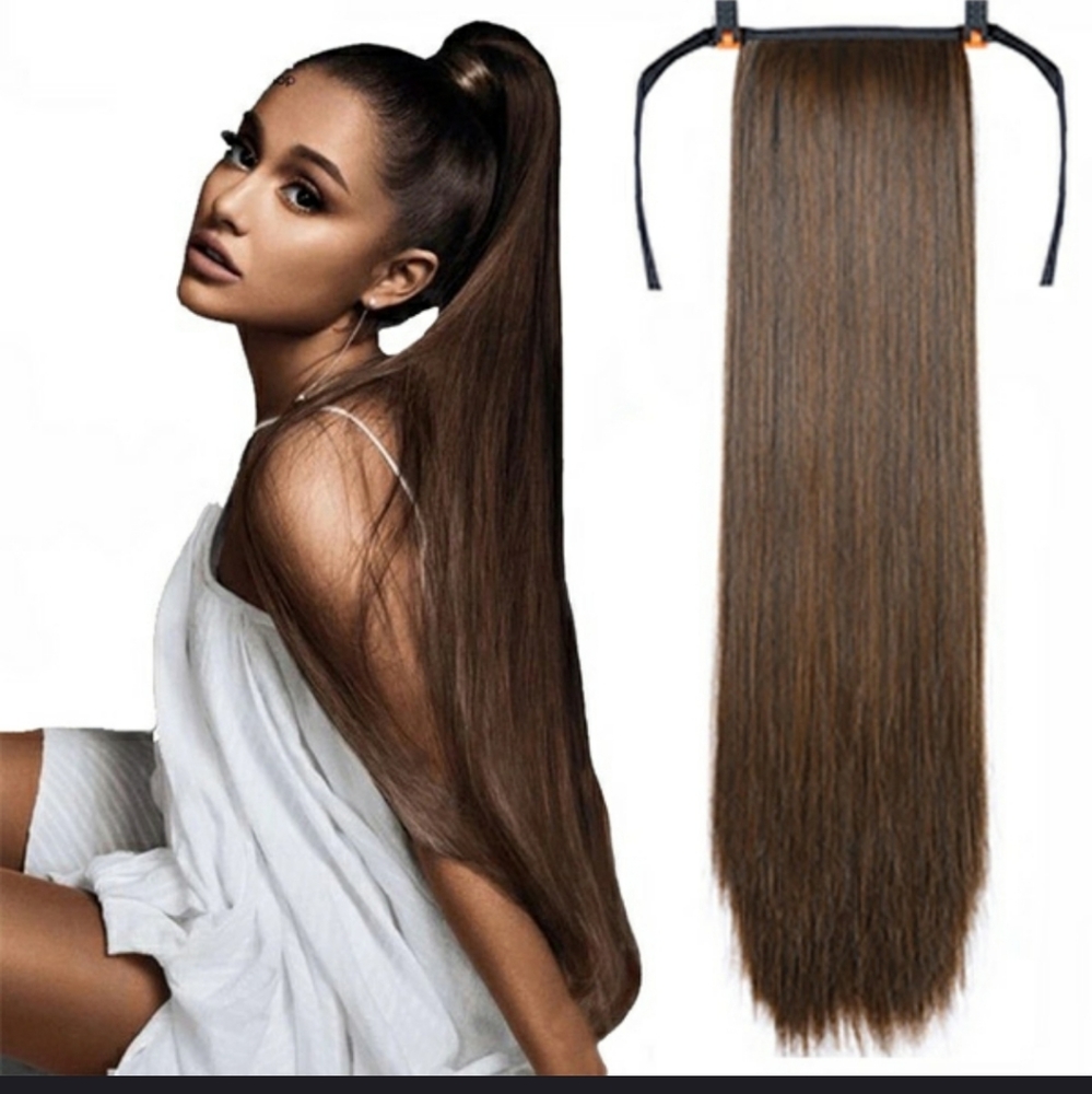 💎HUMAN HAIR STRAIGHT PONYTAIL💎